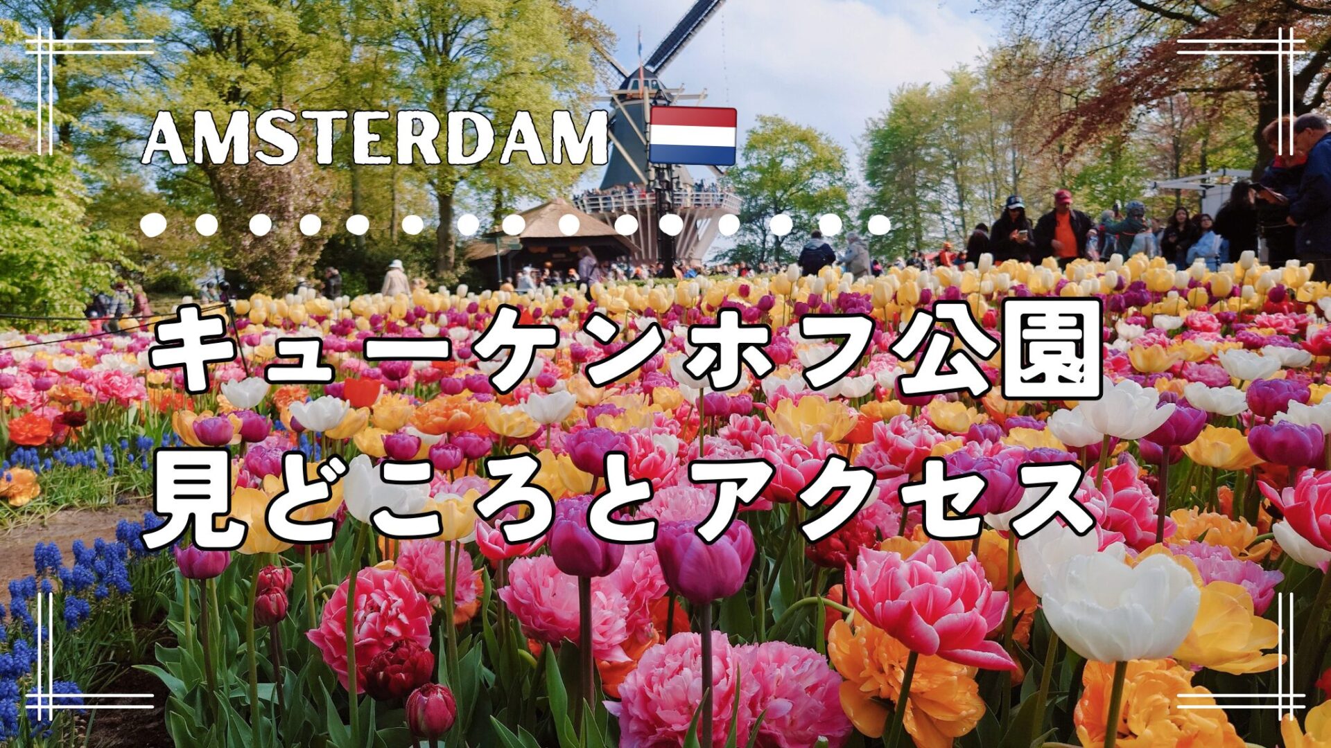 春限定の絶景！キューケンホフ公園の楽しみ方【行き方・チケット・所要時間】