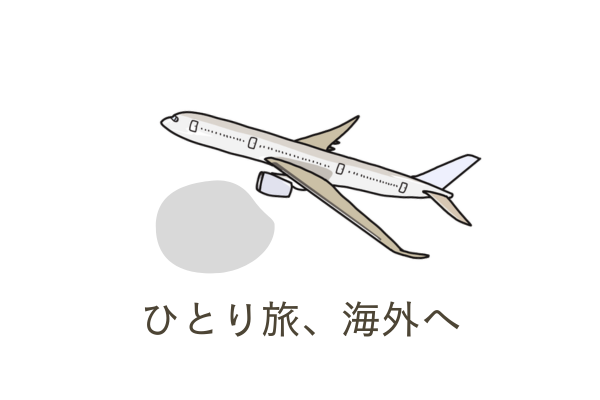 ひとり旅、海外へ